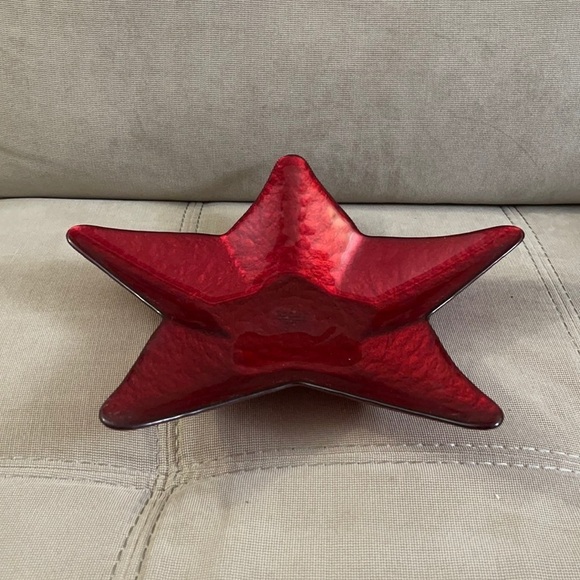Star style red plate - Picture 1 of 6